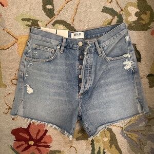 AGOLDE Dee super high rise short NWT